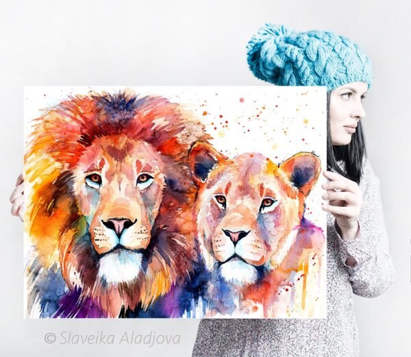 Lion Lioness Love