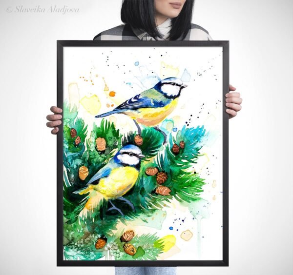 Eurasian blue tit
