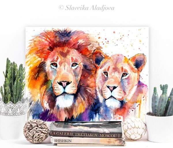 Lion Lioness Love