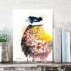 Reeves's Pheasant watercolor painting print by Slaveika Aladjova