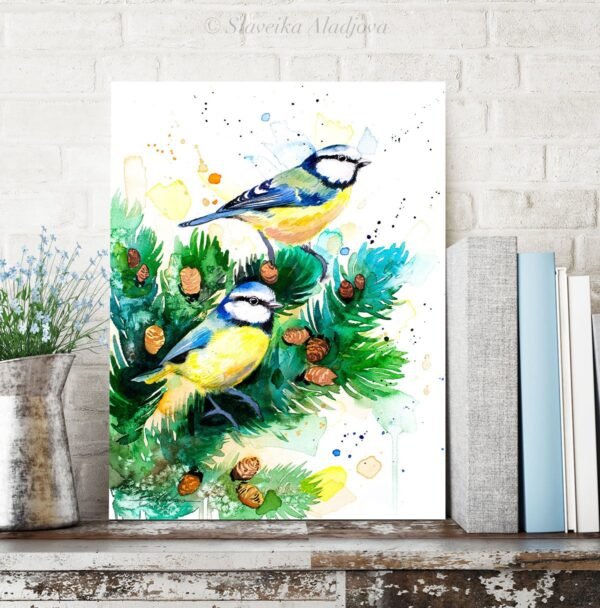 Eurasian blue tit