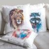 African Lion art Pillow case