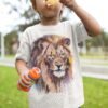 African Lion art T-shirt