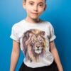African Lion art T-shirt