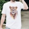 African Lioness art T-shirt