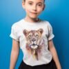 African Lioness art T-shirt