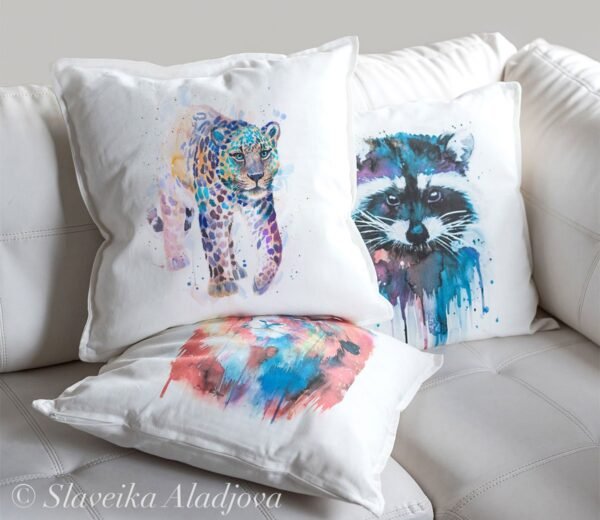 Amur leopard art Pillow case