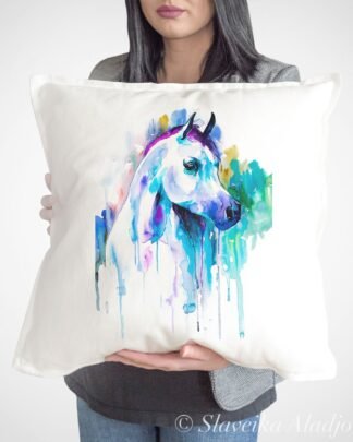Arabian horse art Pillow case