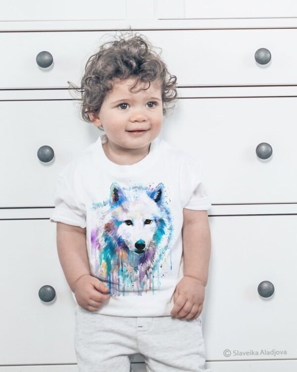 Arctic Wolf art T-shirt