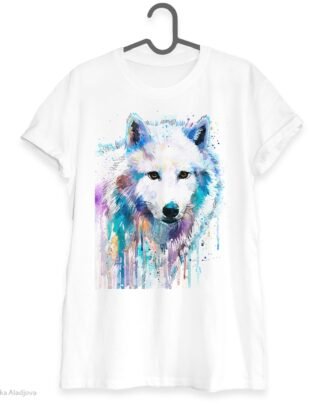 Arctic Wolf art T-shirt