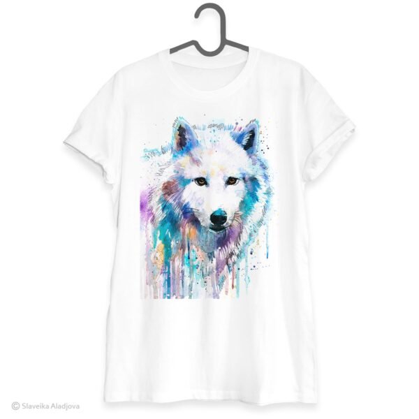Arctic Wolf art T-shirt