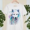 Arctic Wolf art T-shirt
