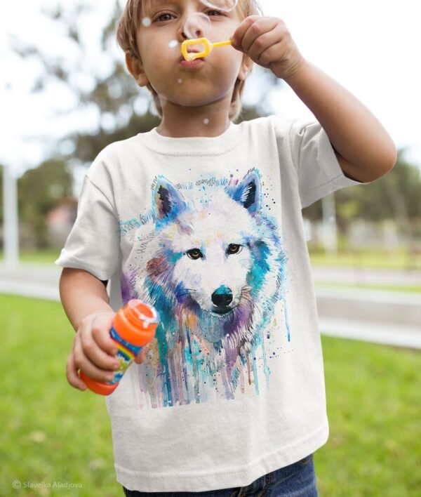 Arctic Wolf art T-shirt