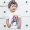 Asian Elephant Head art T-shirt