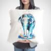 Asian Elephant art Pillow case