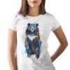 Asian black bear art T-shirt