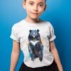 Asian black bear art T-shirt
