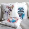 Baby deer art Pillow case