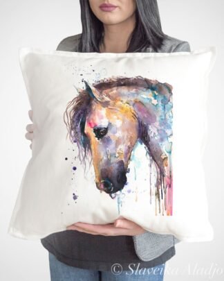 Beautiful Horse art Pillow case