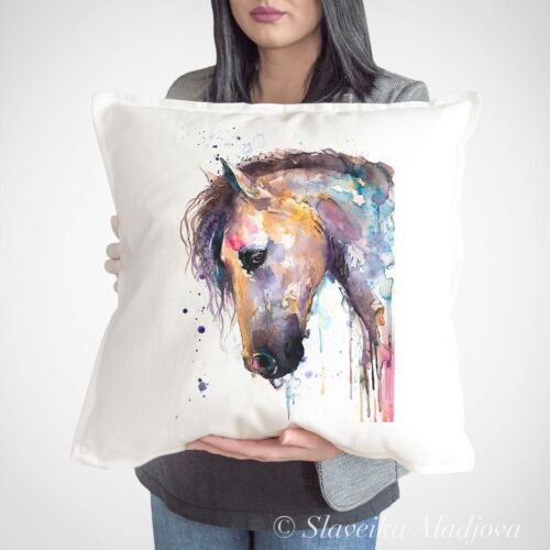 Beautiful Horse art Pillow case