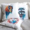 Bison art Pillow case1 Bison art Pillow case
