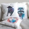 Black Bull art Pillow case
