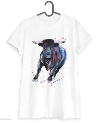 Black Bull art T-shirt