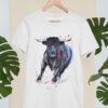 Black Bull art T-shirt
