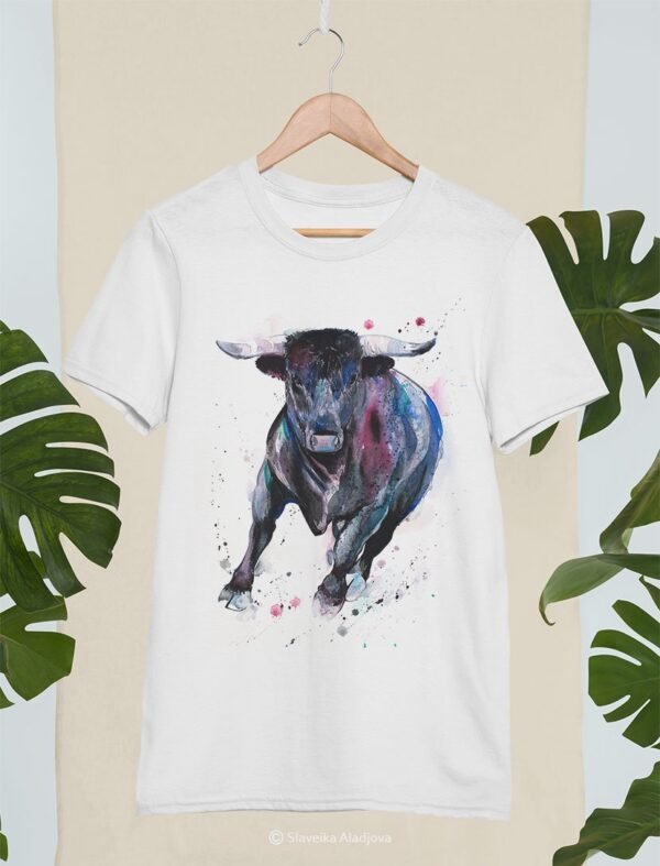 Black Bull art T-shirt
