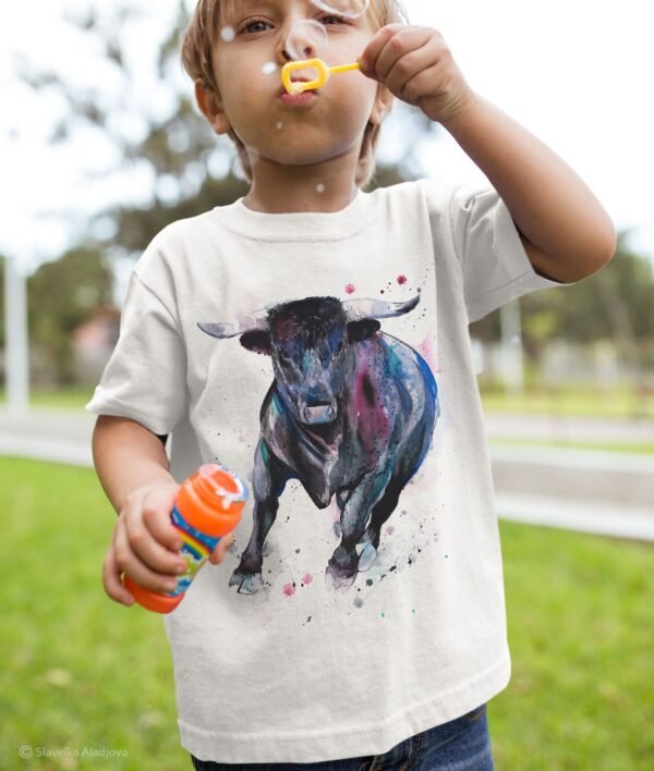 Black Bull art T-shirt