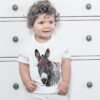 Black and white Donkey Art T-shirt