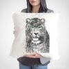 Black and white Jaguar Pillow case