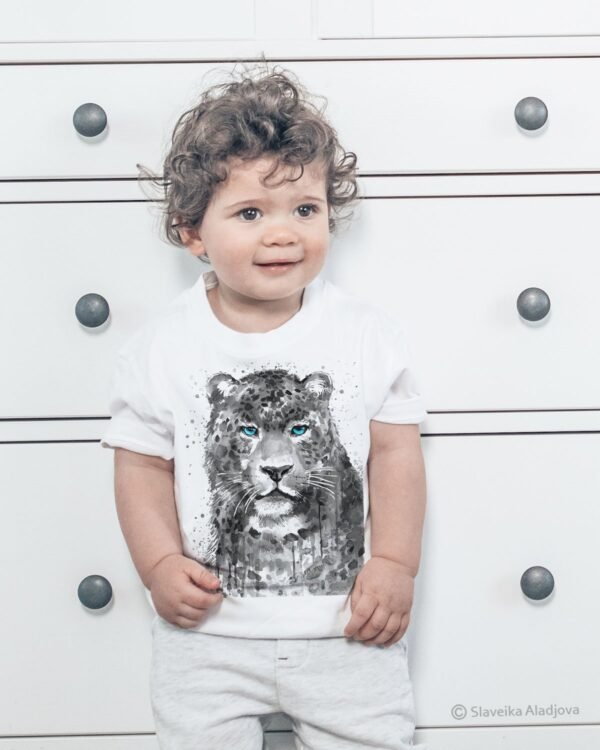 Black and white Jaguar T-shirt