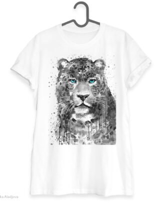 Black and white Jaguar T-shirt