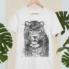 Black and white Jaguar T-shirt