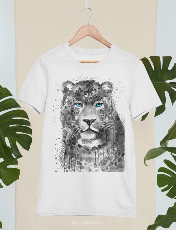 Black and white Jaguar T-shirt