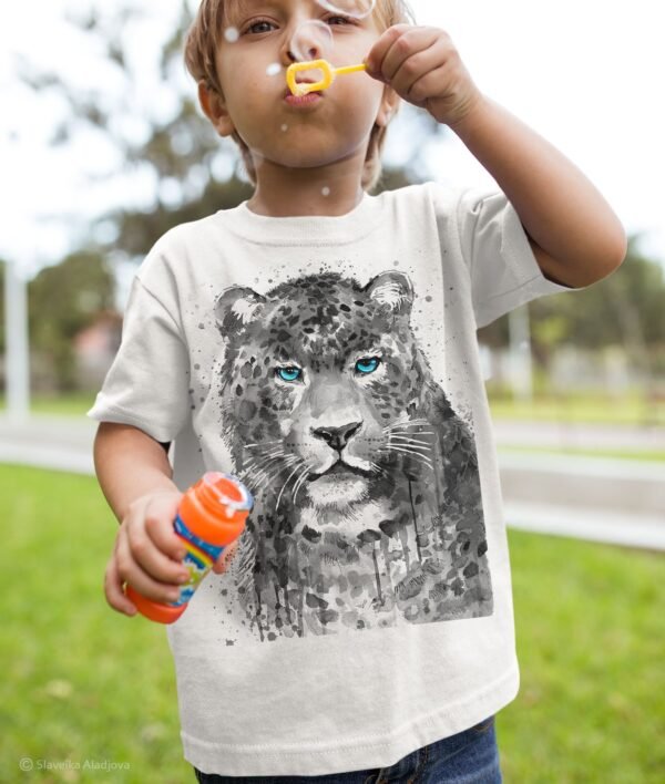 Black and white Jaguar T-shirt