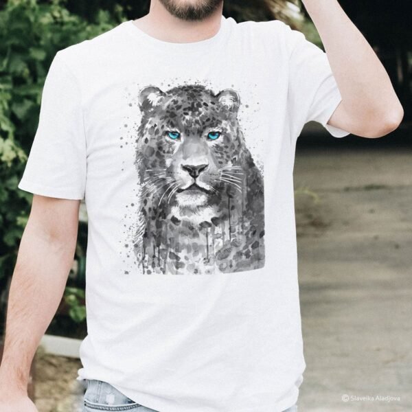 Black and white Jaguar T-shirt