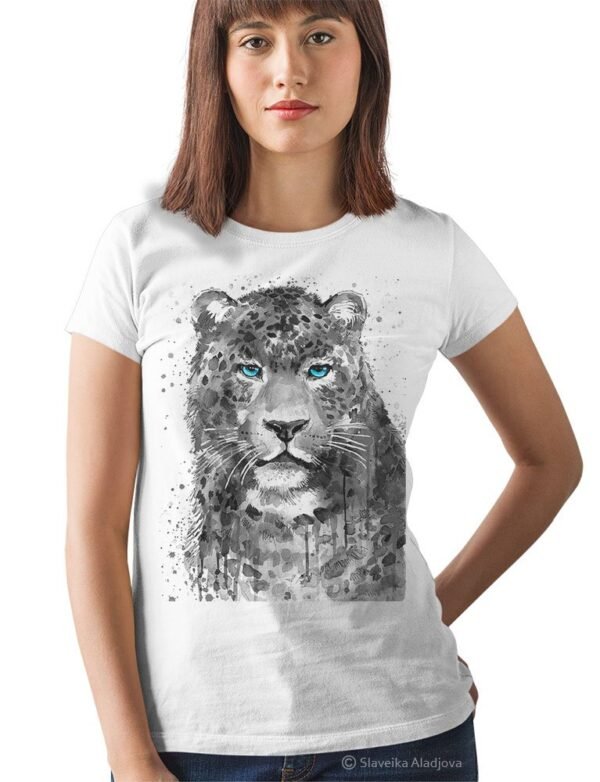 Black and white Jaguar T-shirt