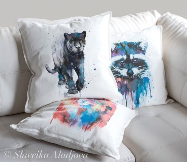Black panther art Pillow case