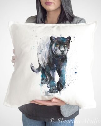 Black panther art Pillow case