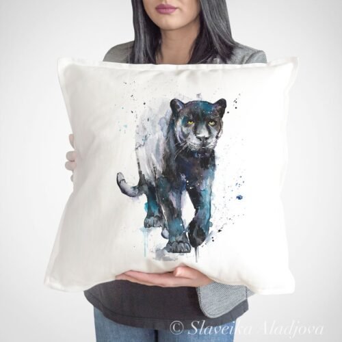 Black panther art Pillow case2 Black panther art Pillow case