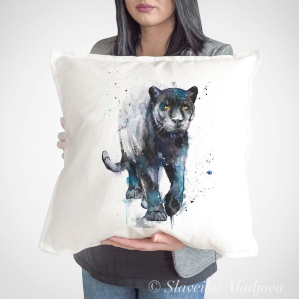 Black panther art Pillow case