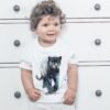 Black panther art T-shirt