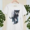 Black panther art T-shirt