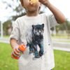 Black panther art T-shirt