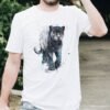 Black panther art T-shirt