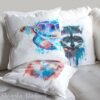 Blue Sea turtle art Pillow case