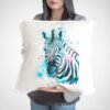 Blue Zebra art Pillow case2 Blue Zebra art Pillow case