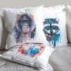 Bonobo art Pillow case1 Bonobo art Pillow case